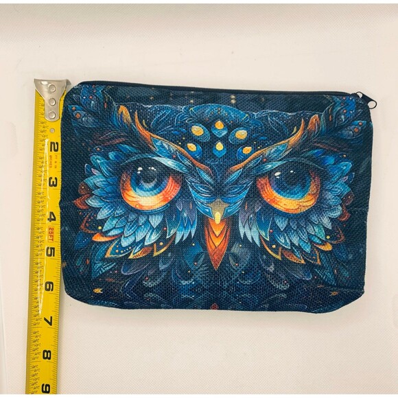 Owl Cosmetic Bag, Key Chain, Necklace Bundle - Picture 4 of 8